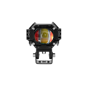 Modified Motorcycle LED 3‑Color Spotlight Bright Hi‑Lo Beam Auxiliary Headlight 1PC / 2PCS Set