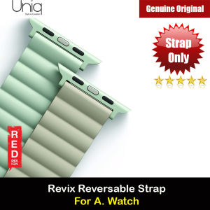 Uniq Revix Reversible Magnetic Silicone Strap A pple Watch iWatch 49mm Ultra 45mm 44mm 42mm 41mm 40mm 38mm Series 1 2 3 4 5 6 7 SE Strap