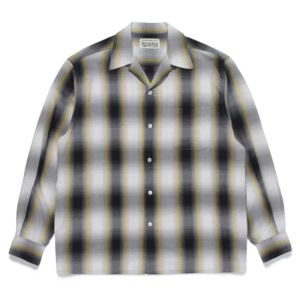 Classics WACKO MARIA 26SS Autumn Men Women Tops New SHIRT Checkered Hawaiian Long Sleeve Shirt
