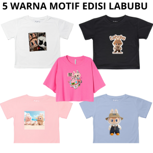 Isi 5 Pcs Hanya 80 Ribu Atasan Crop Top Wanita Edisi Labubu