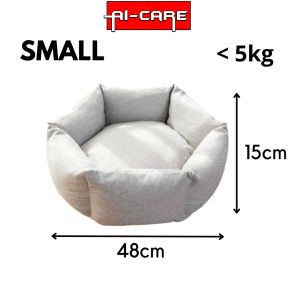 Extra Soft & Fluffy Pet Bed Removable Cover Water-Resistant Cat & Dogs Scratch Bite Resistance
