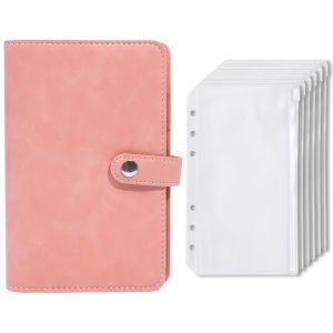 Budget Planner 2024 Cash Envelope Savings Money 6 Holes Binder for Financial Management A6 Loose-leaf Notebook Binder Housing