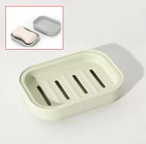1Pcs Soap Dish Soap Holder Portable Shower Soap Box Non-slip