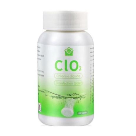 Chlorine Dioxide CLO2 Disinfection Tablet 100 tablets Per Bottle ...