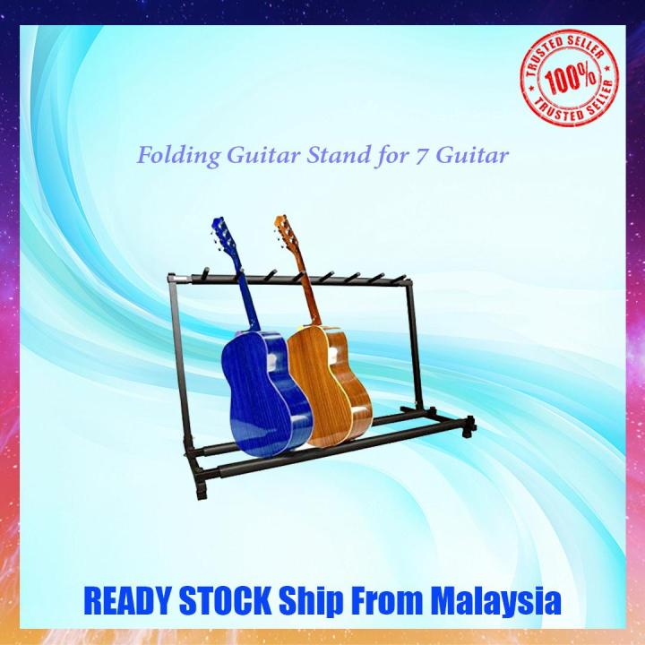 Folding 7 Guitar Stand Lazada