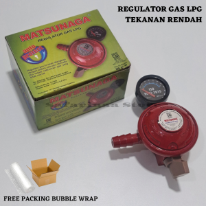 REGULATOR GAS LPG TEKANAN RENDAH MATSUNAGA METER FREE BUBBLE WARP