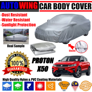 AutoWing Proton X50 Full Car Body Cover Anti Scratch UV Sunlight Protection Window Cover Sunshade Sun Shade Kain Penutup Selimut Kereta
