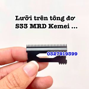 Lưỡi tông đơ POP S33 MRD KEMEI WAHL VGR 002 ...mài chuốt - lưỡi tông từ tính
