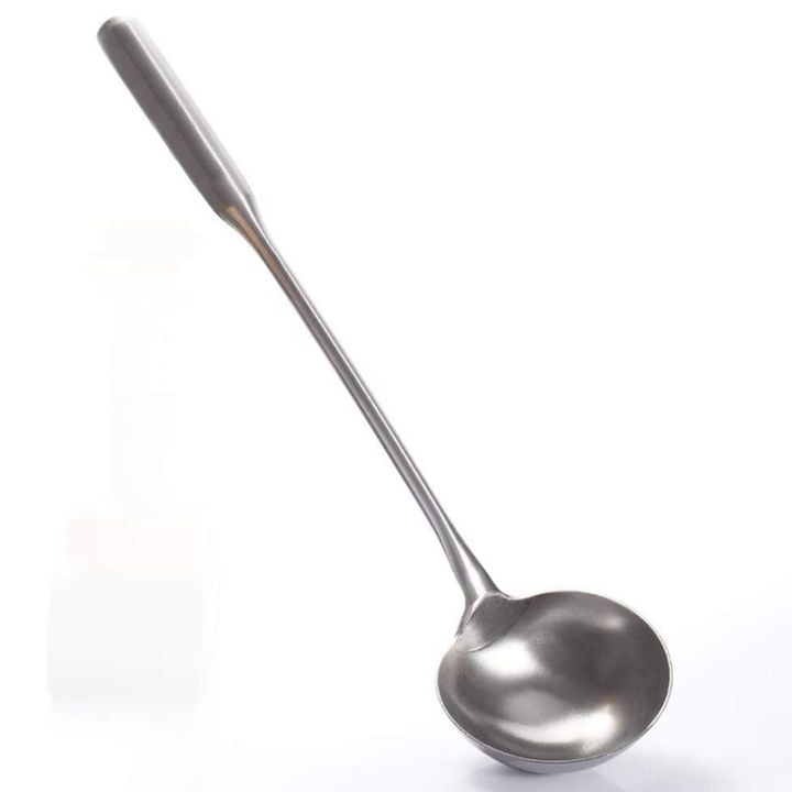 Soup Ladle, Wok Spatula,the Longer Handle Shovel Spoon Rustproof, Heat ...