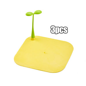 3Pcs Floor Drain Silicone Pad Thickened Anti-Odor & Insect-Proof Cover Bathroom Sealing Mat