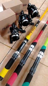 Joran Paket Reel Isi 3 Pasang Siap Pakai