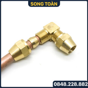 Nối Co Hạt Bắp Bộ Co Hai Đầu Hạt Bắp Côn Lõm Hạt Bắp NPT Nối Ống Đồng Ống PU