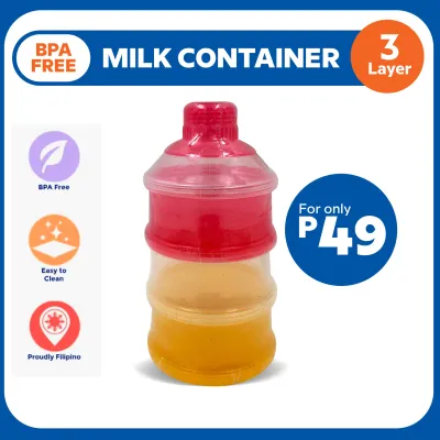 Baby Girl Portable Milk Powder Formula Dispenser Baby Food Feeding Container Storage Box Milk Container