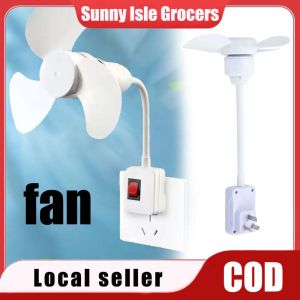 Mini Ceiling Fan with 360° Adjustable Head - For Bedroom Home Office & Small Spaces