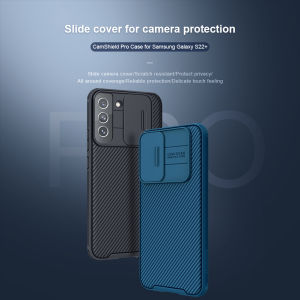 Samsung Galaxy S23 & S22 Series Ultra / + / Plus - Nillkin CamShield Case Full Coverage Matte Shock Resistant Case Casing Cover Sliding Camera Protection Scratch Proof Anti Slip Corner Bumper All Round Privacy