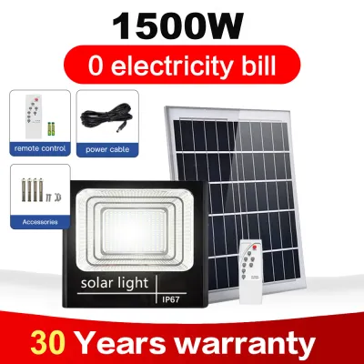 Buy 1 TAKE 1 Solar Light Outdoor Waterproof IP67 Solar Light Flood Light Street Lamp With Panel Built-in battery