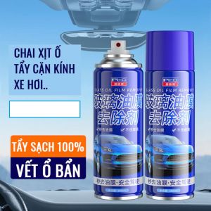 Sản Phẩm Tẩy Rửa Kính Ô Tô Gương Chiếu Hậu - Bình Xịt Tạo Bọt Phủ Hạt Nano Chống Bám Nước