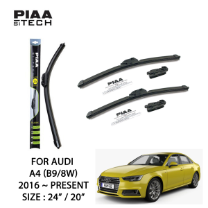 Audi A4 B9/8W PIAA Si-Tech Silicone Wiper (24" / 20")