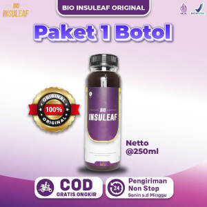 BIO INSULEAF OBAT HERBAL ALAMI KHUSUS DIABETES DAN KENCING MANIS