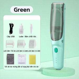 Tông đơ cắt tóc cho bé tăng đơ chấn viền cho bé êm ái hút tóc và chống nước