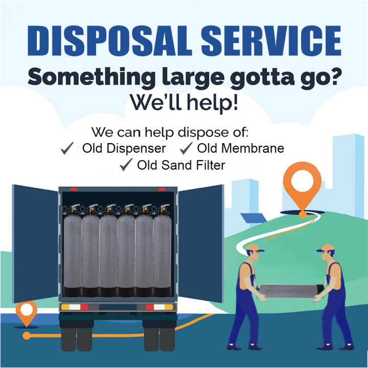 [ Disposal Service ] Old Sand Filter/ Membrane Wastage Disposal - Buang ...