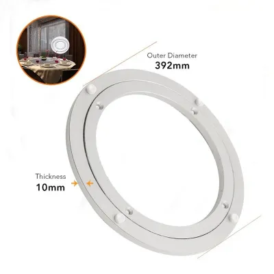 12-16-20/24 Inches Lazy Susan Turntable Bearing Round Rotating Swivel for Glass Table Aluminum Heavy Duty