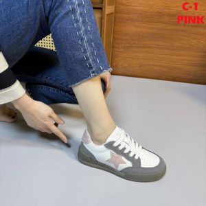 Sepatu Sneakers Wanita Import  WC-1 Sepatu  Wanita Kulit Sneakers Import Kulit Wanita  Kekinian Import Free Box