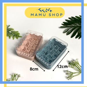 Hộp đựng xà bông cục đựng xà phòng có nắp soap holder Mamu shop M81