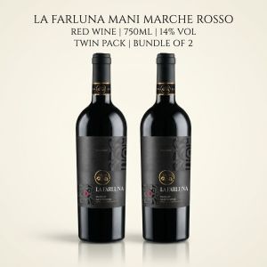 [TWIN PACK] LA FARLUNA MANI MARCHE ROSSO RED WINE  750ML 14%Vol     Bundle of 2 Promotion