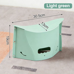 Card Folding Stool Outdoor Multifunctional Foldable Stool  Portable Plastic Stool for Outdoor Camping Fishing Travel - Heavy Duty & Lightweight