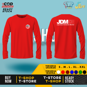 Baju Kaos Japanese Domestic Market Keren | Lengan Panjang | Cotton Combed 30s Lembut & Adem | V.1