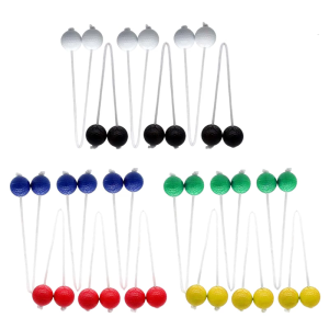 6Pcs Ladders Toss Ball Replacement Hard Golf Training Ball Outdoor Ladders Ball for Kids Adult Family Easy to Use