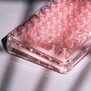 KiiBOOM Phantom 68 Transparent mechanical keyboard three mode wireless Bluetooth customization