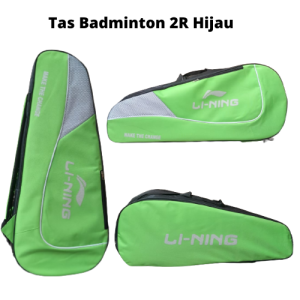 Tas Raket Badminton 3 Resleting Thermo Guard Tahan Panas terlarissss! Li-Ning Bulutangkis Ransel Selempang Jinjing