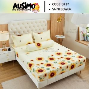 #CDQ2 Premium Cotton 4in1 Queen King / 2in1 Single Size Fitted Getah Keliling Cadar Bedsheet Sets Sarung Tilam Cadar Murah