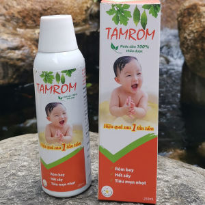 (HoảTốc) Nước tắm gội thảo dược cho bé TAMROM 250ml Hết rôm sảy hăm tã cut trâu mụn nhọt mẫn ngứa - Chính hãng