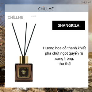 Tinh dầu thơm phòng khách sạn hotel Chillme hương nước hoa tinh tế thư giãn reed diffuser khuyếch tán