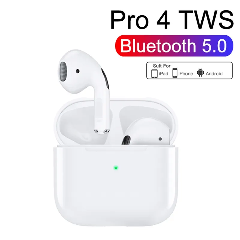 TWS Pro 4 Bluetooth 5.0 Wireless Headphones Earburds Sports In Ear