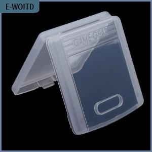 【E-WOITD】 Single Game Card Storage Display Box For Game Gear Cart GG Clear Replacement GameGear Protective Case