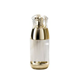 WAPKTY 30ml/60ml/90ml Bình hút chân không Bạc Vàng Có thể nạp lại Chai đựng dung dịch Di động Loại nhấn Bình xịt Du lịch