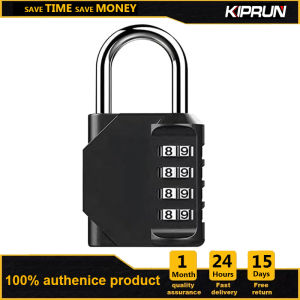 KIPRUN Combination Lock 4 Digit Padlock Waterproof Gate Lock for School Employee Gym & Sports Locker Case Toolbox