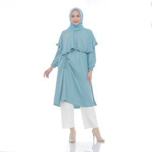 Dzellia (Despina) in MInt - tunik atasan Wanita/atasan Wanita remaja/tunik Wanita lengan Panjang
