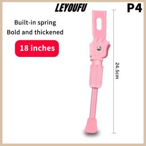 LEYOUFU Kids Bike Kickstand Heavy Duty Parking Stand Foot Brace Support For Children Bicycle Side Mount 12 14 16 18 20 Inch Wheels