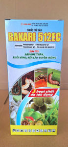Thuốc trừ sâu Bakari 512ec ( chai 450ml ) chuyên trị rệp sáp tuyến trùng sâu vẽ bùa nhện đỏ bọ trĩ bọ hà ( sùng hà )
