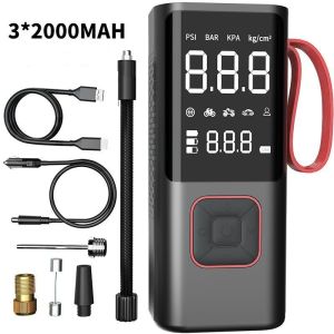 Wireless Car Air Pump Portable Air Compressor for Car Motorcycle Bicycle Ball 150PSI Electric Tire Inflator with Digital Display2026