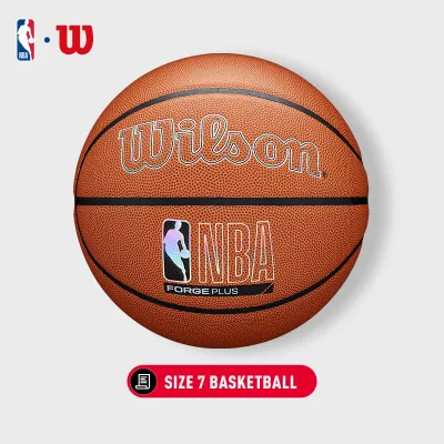 WILSON NBA Forge Plus ลูกบาสเกตบอล PU 100% Size 7 WZ2016801XB7 Official Store