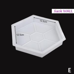 Jiaok MALL Diy Path Maker Concrete Molds Garden Pavement Mold Road Path Paving Brick Mould