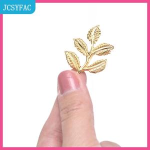 JCSYFAC  30 đầu nối dây đeo lá cái/bộ hạt charm kim loại tự làm đồ trang sức