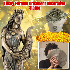 🔥Lucky Charm Statue🔥Lucky Fortune Ornament Decorative Statue Office Fortune Ornament Lucky Wealth Goddess Shape Cashier Decorative Ornament
