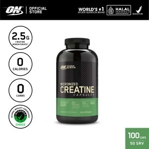 Optimum Nutrition Creatine 2500 mg 100 Caps - Suplemen / Gym / Kapsul